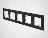 Ramki aluminiowe Ramka 1-krotna (86x86mm) aluminium