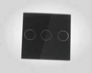 Panel szklany mały 47x47 mm Mały panel 47x47mm szklany, łącznik pojedyńczy (z naklejką montażową) Mały panel 47x47mm szklany, łącznik podwójny (z naklejką montażową)
