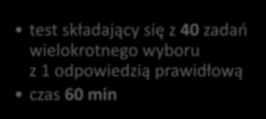 40 zadań wielokrotnego wyboru z 1