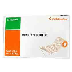 Dzięki nadrukowanej kratce można obserwować postęp gojenia się rany bez potrzeby usuwania opatrunku. Opsite Flexifix jest wodoodporny.