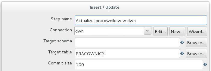 Możesz użyć przycisku Browse i wybrać tabelę z listy.