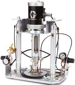 żywotności do pracy z materiałami o właściwościach ściernych Rozmiar pompy do 1000 cm³ Precision Swirl AutoPlus UltraLite Automatyczny zawór dozujący UltraLite Inline UltraLite