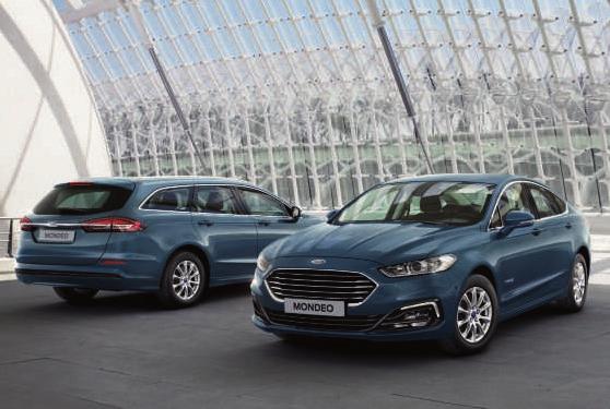 FORD MONDEO Wersje Titanium Hybrid Dodatkowe elementy zewnętrzne w porównaniu z wersją Titanium 16"
