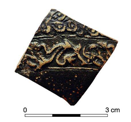 fragment of the handle of the Rhodian amphora with the stamp of the fabricant Antimachos, inv. no. T.XXv.16.80p (photo by M. Matera). Ryc. 12.