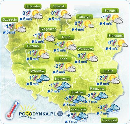 Pokrywa śnieżna Prognoza