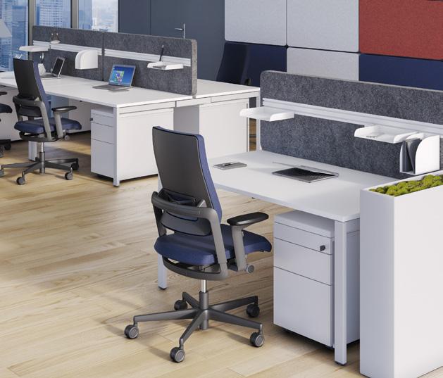 Sileo desk and workbench panels Panele do biurek i stanowisk workbench Sileo Sound-absorbing desk panels allow us to create comfortable working conditions, especially at workstations that are