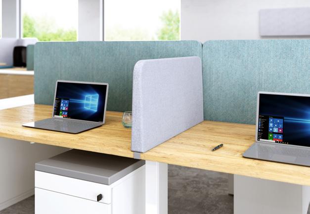 Sileo S desk and workbench panels Panele do biurek i stanowisk workbench Sileo S Sectioning off workstations and isolating employees from distracting sounds are two highly important aspects that help