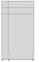 Dimensions Wymiary Sileo S Desk panels Panele do biurek 1200 1400 660 520* 1600 1800 2000 1200 1400 1600 1800 2000 Workbench panels Panele do stanowisk workbench *Height Wysokość: 520 560 607