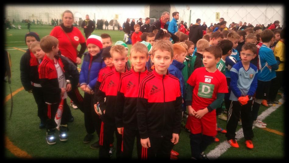 Turnieje Game-Cup żaków UKS GOKiS 12.12.2015r. na krytym stadionie piłkarskim przy Stadionie Olimpijskim we Wrocławiu swój turniej rozegrały żaki.