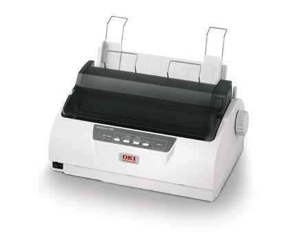 Urządzenia igłowe MICOLINE 1190 Czarna tasiemka MICOLINE 1190 Drukarki z serii Microline MX Jednolity spakowany produkt Liczba znaków dla wydruków czarnobiałych (mm) szer. gł. wys.
