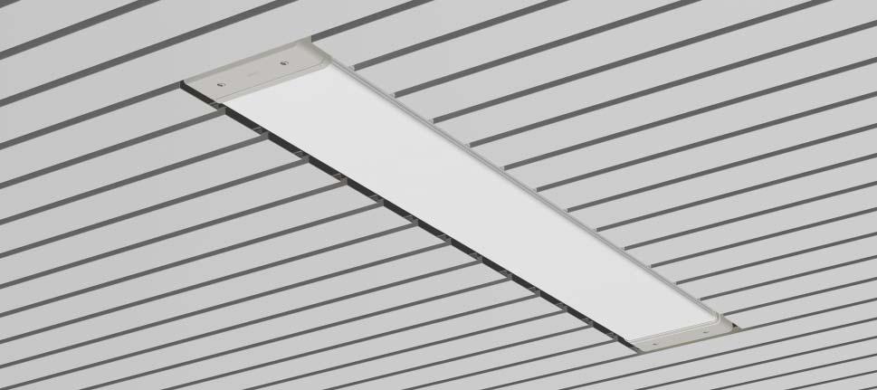 VARSOVIA LED MONTAŻ W SUFICIE PANELOWYM L a b 70 B 343 H Przerwa w panelach L B H a b Waga ok.
