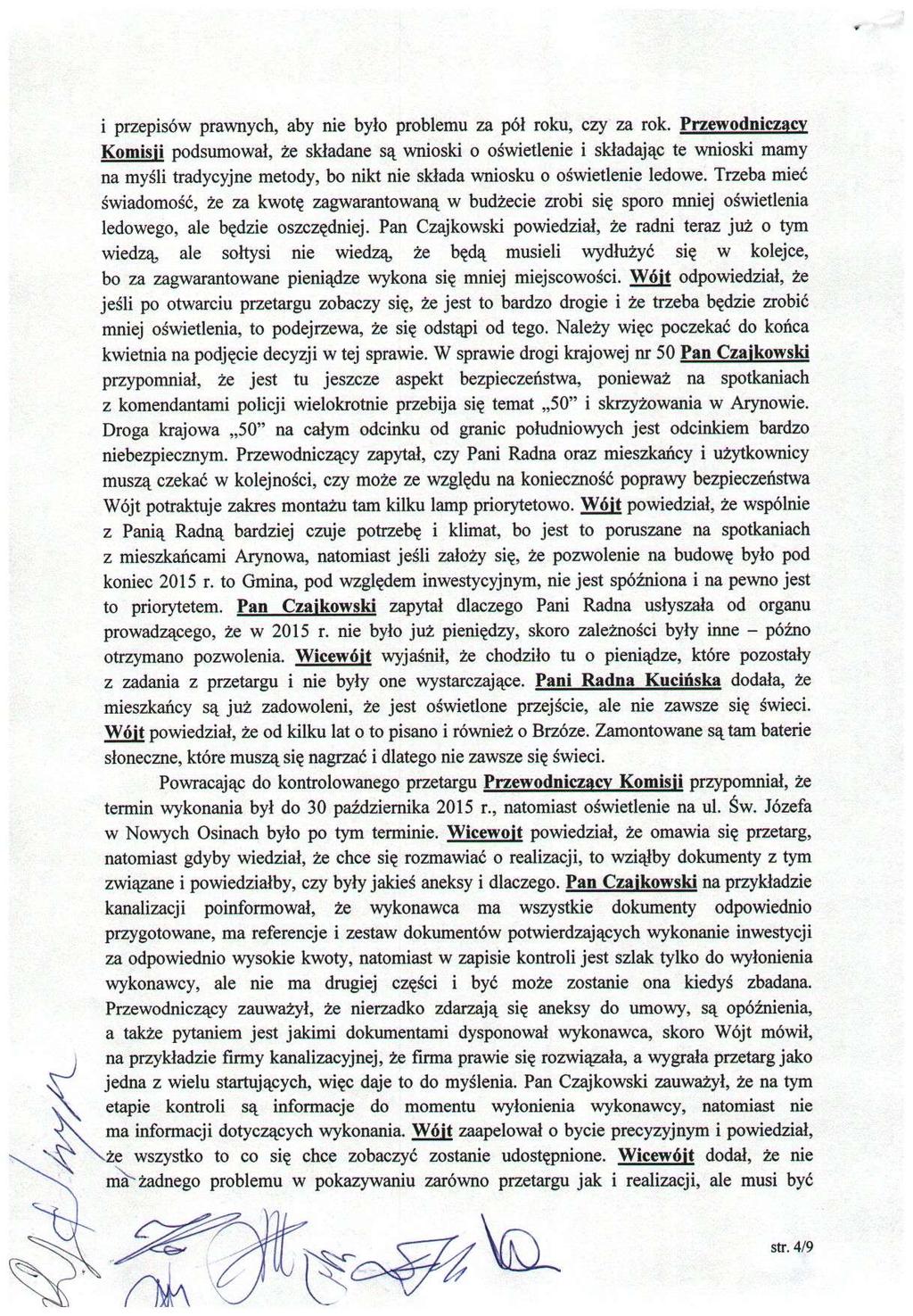 i przepisów prawnych, aby nie było problemu za pół roku, czy za rok.