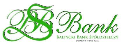 Dokument dotyczący opłat Bałtycki Bank Spółdzielczy (BBS-Bank) Rachunek oszczędnościowo-rozliczeniowy Podstawowy rachunek płatniczy 1 wrzesień 2018 r.