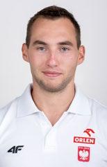 MARCIN KRUKOWSKI Rzut oszczepem/javelin throw Urodzony/born: 14.6.1992 Trener/coach: Warszawianka Michał Krukowski Rek. życ./pb: 88.09 NR (2017) w sezonie 2019/SB: 85.72 (Zurych) 2. WCp (2018); 3.