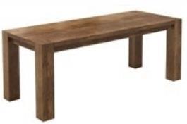 Materiał: drewno i/lub stal i/lub szkło Wymiary (+/- 10 cm): blat - 120 cm x 90 cm, wysokość 80 cm UWAGA: zaproponowane przez