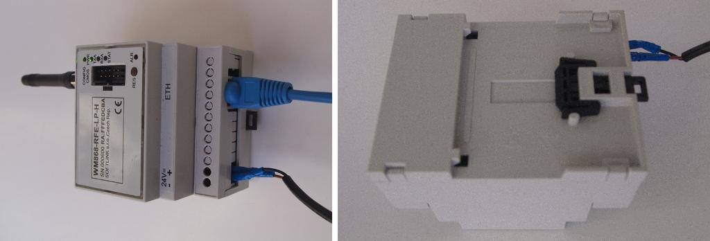 4.4 Bezpec nostnı upozorne nı Upozorne nı! Mechanickou a elektrickou monta z a demonta z modulu WM868-RFE-LP-H musı prova de t osoba s potr ebnou kvalifikacı v elektrotechnice. 4.