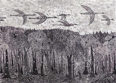 Pocałunek, 1902 cynkografia, ilustracja do poematu Jana Kasprowicza Miłość, wydanie pierwsze, Lwów,