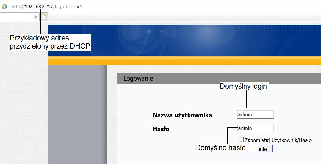 3 Przykład parametrów audio w wersji S06xx, G06xx, H06xx Konfiguracja w sieci lokalnej: II. Konfiguracja wideomonitora S31IP/W 1.