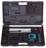 Lasery rotacyjne EL 515 PLUS / EL 515 PLUS ZESTAW MAXIBOX Nowoczesny laser rotacyjny z bardzo bogatym wyposażeniem w walizce Wzmocniona konstrukcja Zintegrowany uchwyt ścienny/podłogowy Plamka