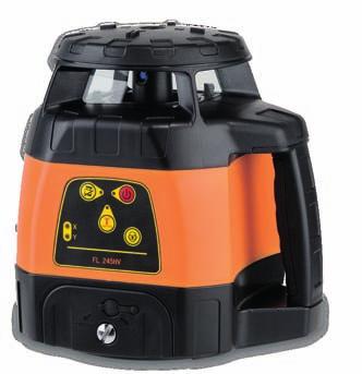 Lasery rotacyjne FL 245HV / FLG 245HVGREEN / FLG 245HVGREEN MMTRACKING Laser rotacyjny z bogatym wyposażeniem do pracy na dużych dystansach w terenie oraz we wnętrzach Precyzyjny układ
