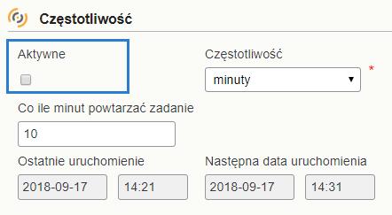 Miesiące będzie wykonywane w podanym dni każdego miesiąca. Lata będzie wykonywane w wybranym terminie raz w roku. Jeżeli w systemie zgłoszenie musi być wykonywane 3 razy w roku.