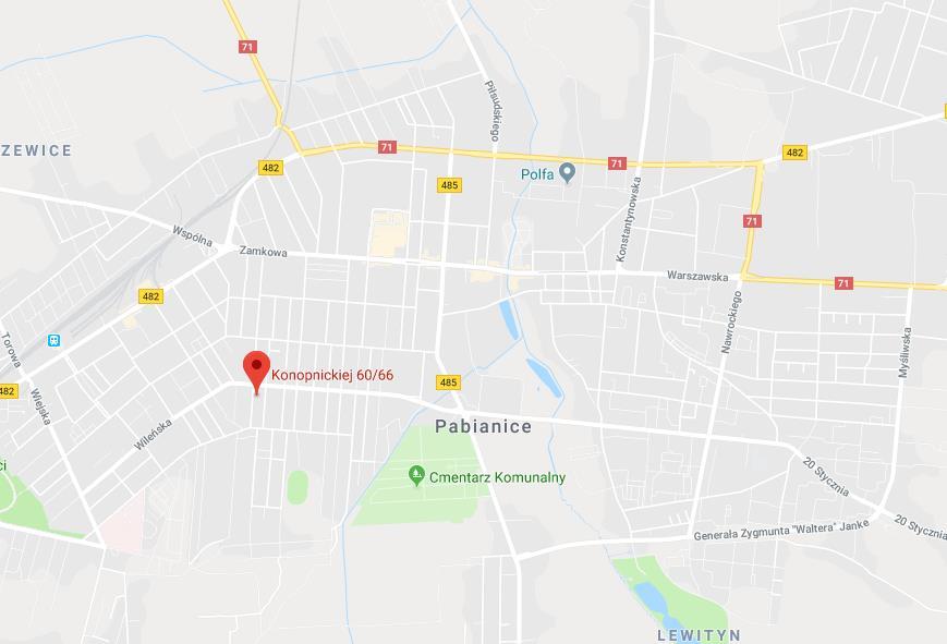 Mapa nr 1 Lokalizacja przedmiotu wyceny Przedmiotowa nieruchomość znajduje się w