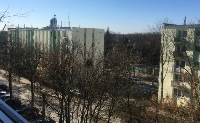 W niedalekim sąsiedztwie budynku znajduje się market Biedronka, a także występują obiekty