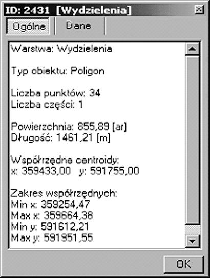 130 Ryszard Pedrycz Informacje opisowe Przez informacje opisowe rozumiemy wszelkie generowane przez program raporty tabelaryczne, zestawienia, opisy i inne.