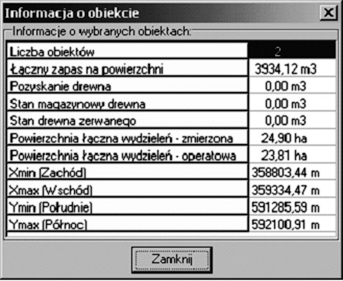 132 Ryszard Pedrycz Rys. 13 Nieco odmiennym narzêdziem jest Informacja o wskazanych wydzieleniach (rys. 13).