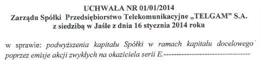Treść uchwały nr