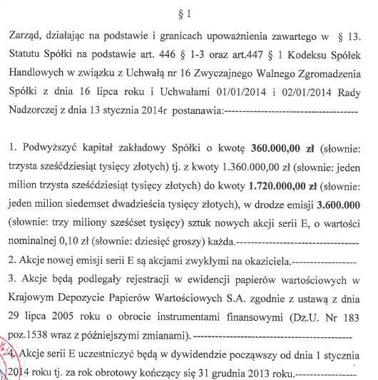 S.A. z siedzibą w Jaśle z