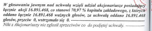 Treść uchwały nr 01/01/2017 Zarządu