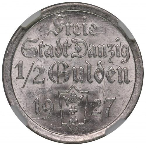 63. Wolne Miasto Gdańsk 1/2 guldena 1927