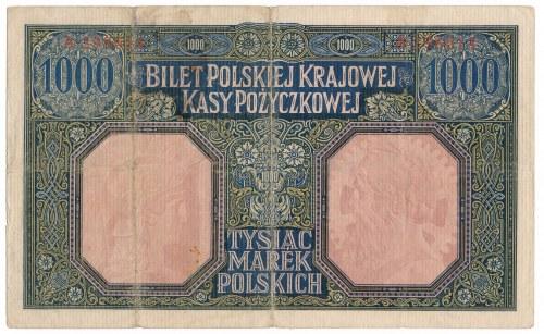 1000 marek 1916 Generał - niezły i naturalny Niezły egzemplarz jak na stan czwarty.