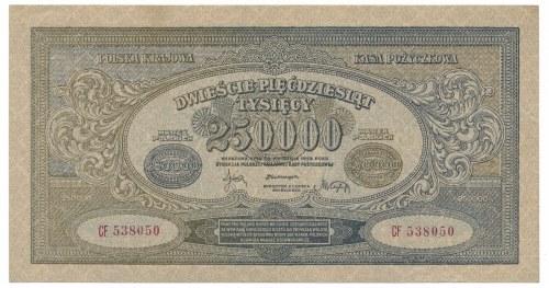 109. 250.000 marek 1923 -CF- num.