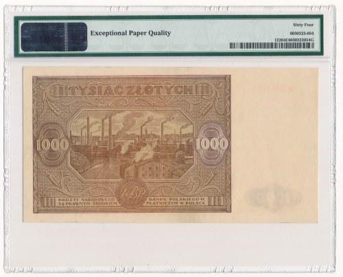 163. 50 złotych 1946 -H- PMG 58 Nie dopatrzyliśmy się konkretnych mankamentów poza śladowym wgnieceniem na lewej krawędzi. Miłczak 128b Stan zachowania: PMG 58 Cena wywoławcza: 250 zł 164.