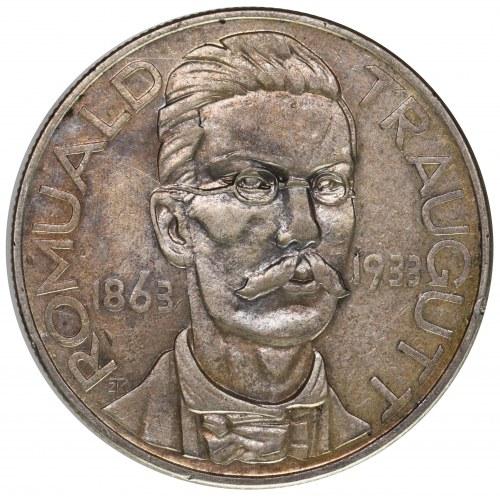 29. 10 złotych 1933 Traugutt Przetarte tło.