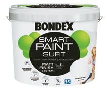 farby białej do sufitów BONDEX SMART PAINT 64,90 1 l za 1 zł,