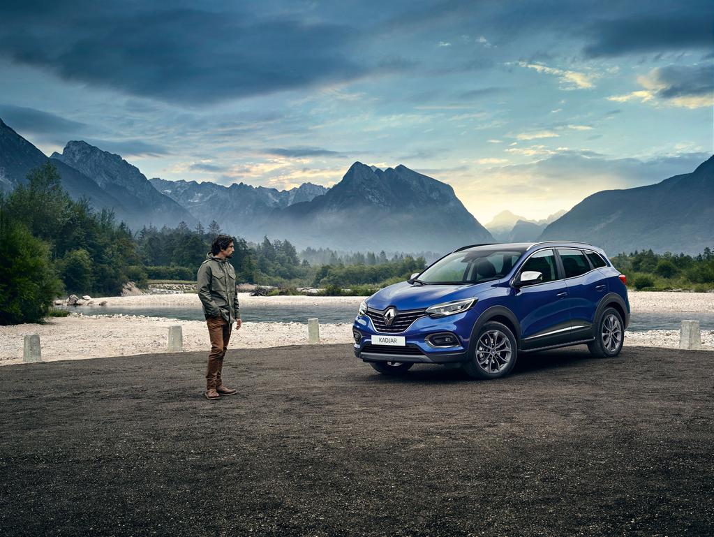 Bardziej atletyczny wygląd zewnętrzny Przygotuj Twoje Nowe Renault KADJAR do jazdy po krętych drogach, nierównym terenie lub do użytkowania na co dzień.