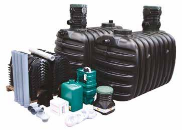 actibio Zaawansowana technologia SBR Zestaw actibio6 z komorami rozsączającymi ST130 NAZWA actibio6 ZESTAW KOMORY 130L (18 szt.