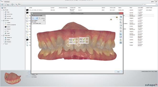 użytkownikom dokonać podziału informacji pomiędzy dentystę,