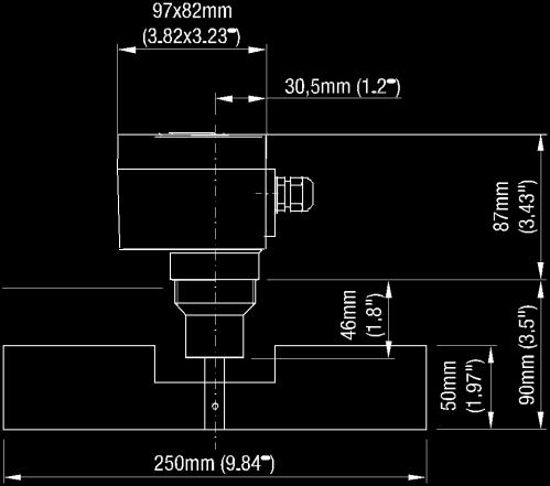 17 ) aluminium ø60mm (2.36 ) Łopatka D 50mm x.