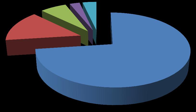 Grunty zabudowane i zurbanizowane 7% Grunty leśne 14% Grunty pod wodami 3% Grunty pozostałe 3% Użytki rolne 73% Rys.