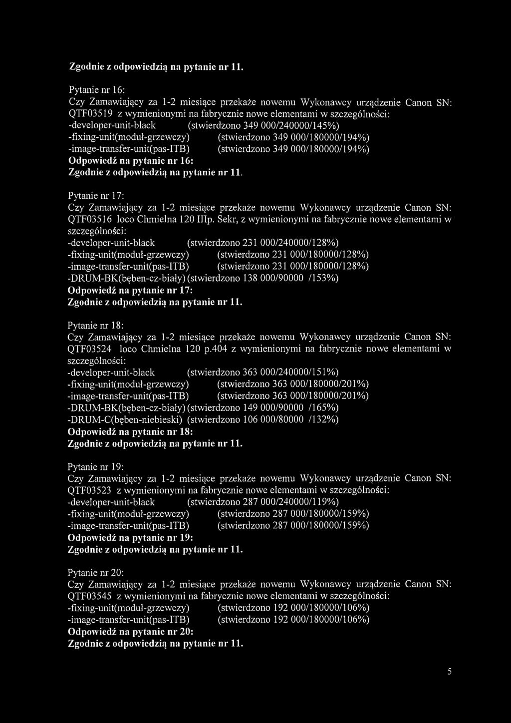 Seler, z wymienionymi na fabrycznie nowe elementami w szczególności: (stwierdzono 231 000/240000/128%) (stwierdzono 231 000/180000/128%) (stwierdzono 231 000/180000/128%) -DRUM-BK(bęben-cz-biały)
