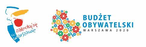 Karta do głosowania na projekty w ramach budżetu obywatelskiego w m.st.