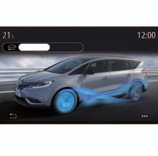 Multi-Sense (3/7) Amortyzacja 4CONTROL Wolne koło Comfort Regular Sport Comfort Regular Sport ON OFF Amortyzacja 4 Za pomocą tego menu można uzyskać dostęp do trzech trybów zawieszenia: Comfort ;