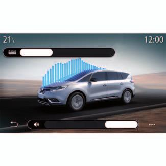 Multi-Sense (5/7) Wysoka Pedał gazu Oświetlenie wnętrza Styl dźwięku silnika Eco Dopasuj Sport Race Comfort Sport Regular OFF Niska Pedał gazu 11 Za pomocą tego menu można wybrać jeden z czterech