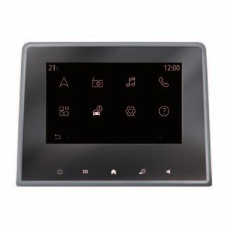 zasady użytkowania (3/4) 2 Menu Nawigacja Radio Muzyka Aplikacje Informacje Ustawienia Telefon Pomoc Prezentacja menu głównego Aby uzyskać dostęp do menu głównego, naciśnij 2 na ekranie lub na