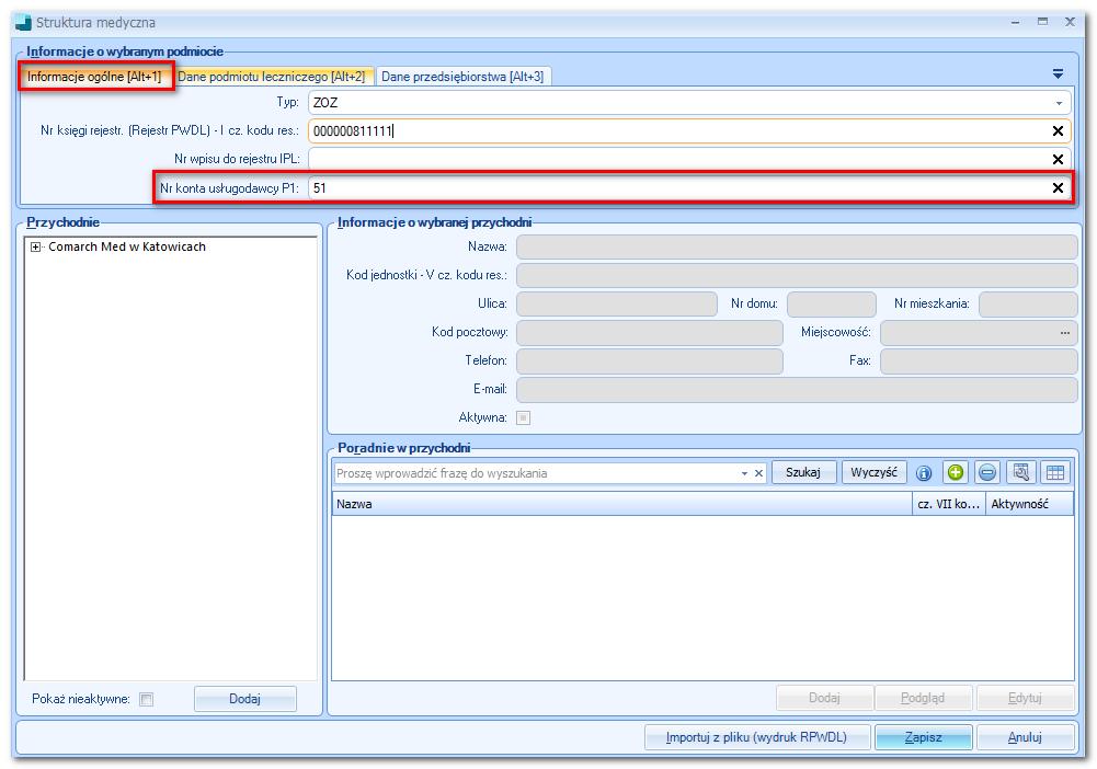 1.1.3 Instalacja usługi W celu zainstalowania usługi należy w module Administracja wybrać z górnego menu Diagnostyk a -> Instalacja usługi