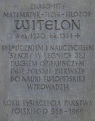 Znakomity matematyk - fizyk - filozof Witelon (ok. 1230 - ok.
